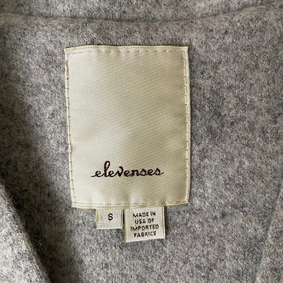 Elevenses Anthropologie Wool Blend Vest Size Small - Picture 3 of 6